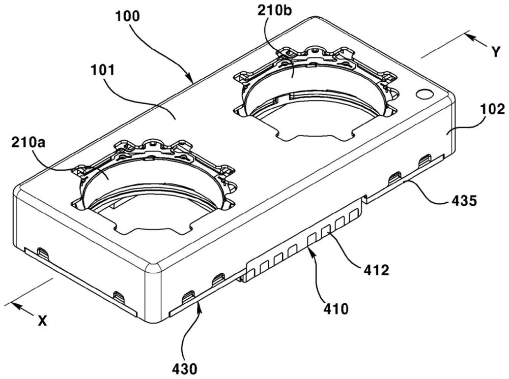 Dual lens drive, dual camera module and optics