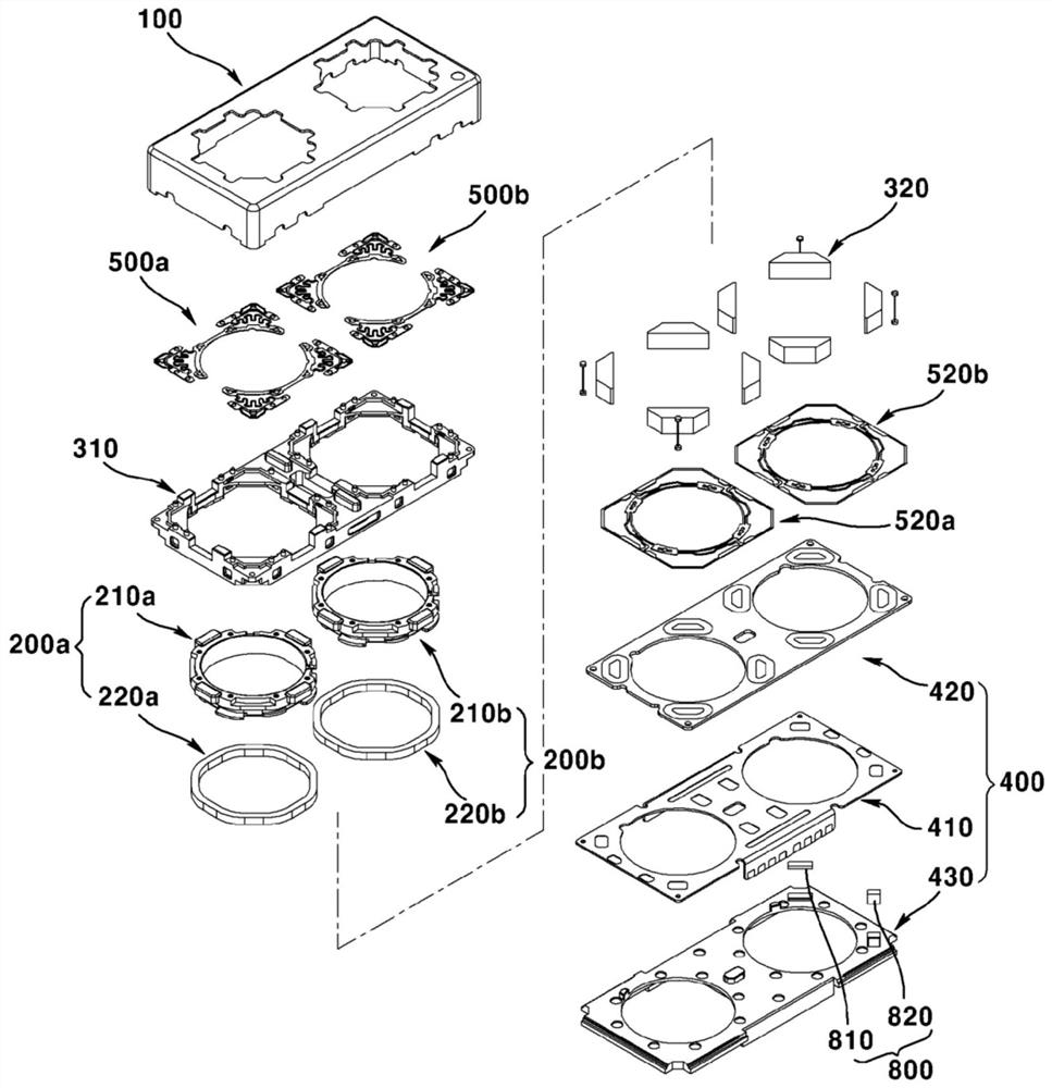 Dual lens drive, dual camera module and optics