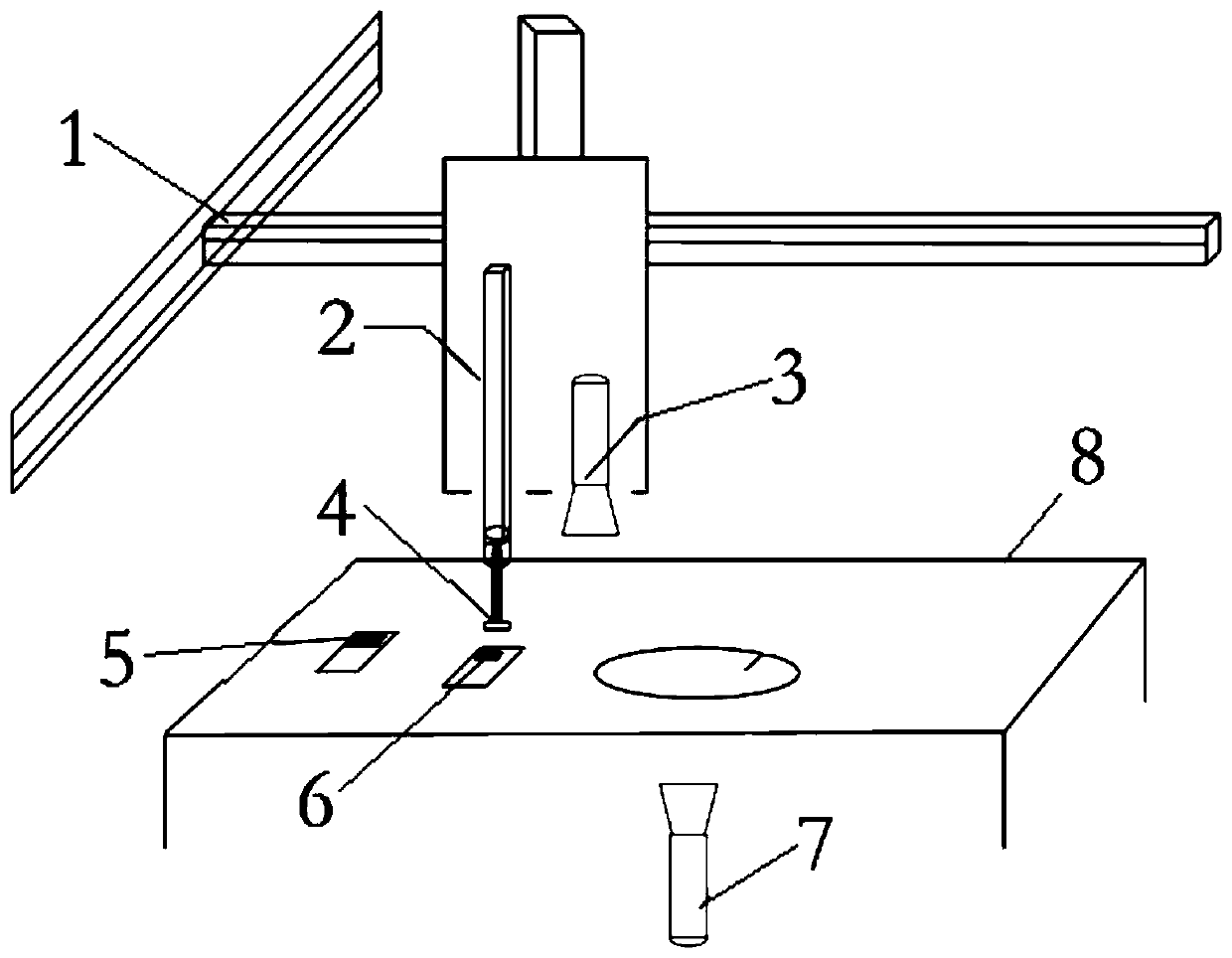 Automatic assembling system for voice diaphragm and globe roof