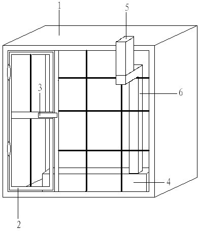 Novel pet cage with feeding device