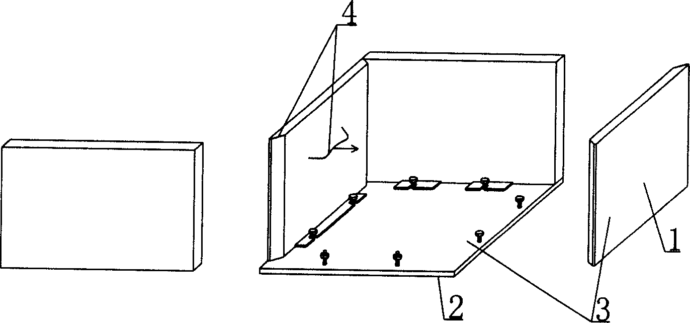 Forming die for component of die body