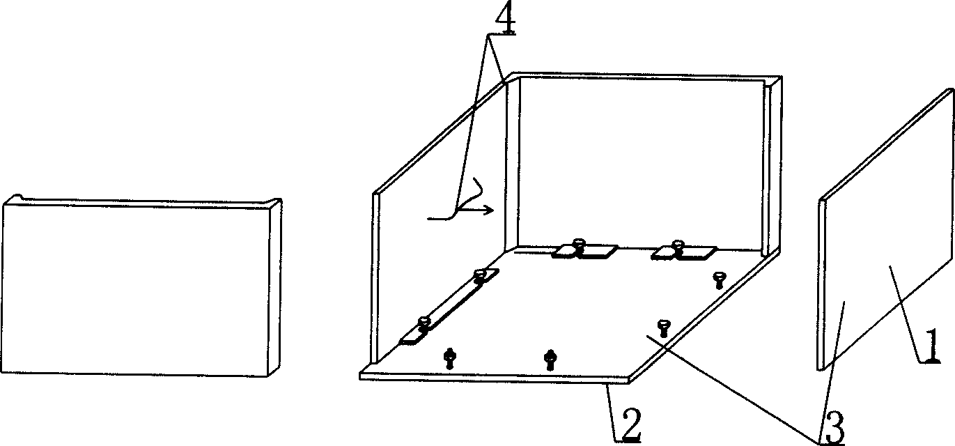 Forming die for component of die body