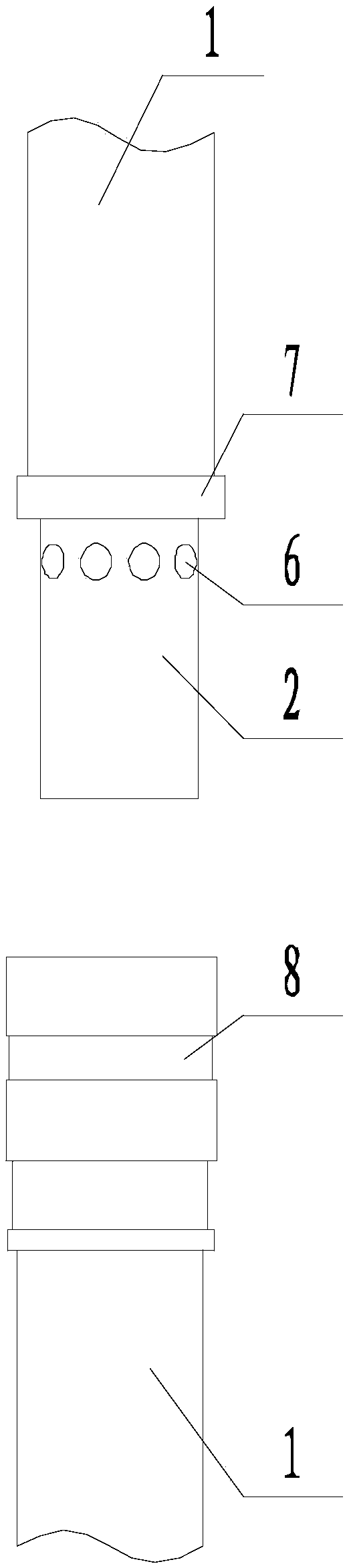 A multifunctional insulated operating lever for quickly replacing an operating head