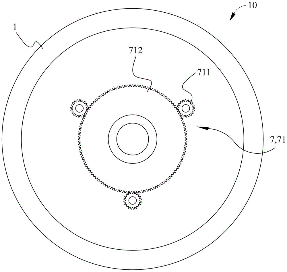 Speed-adjustable coupling machine structure