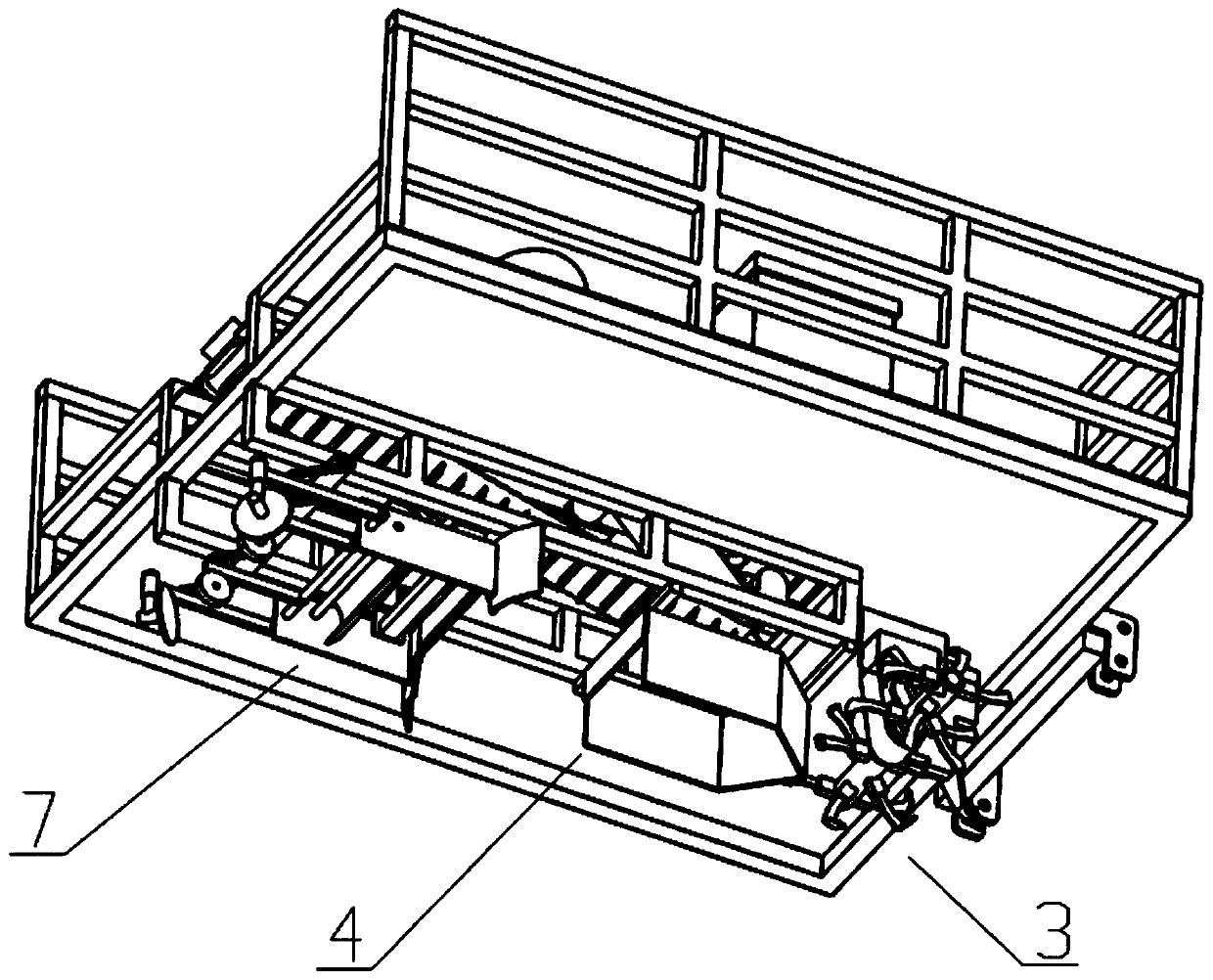 Integrated sugarcane planting machine capable of achieving soil covering uniformity