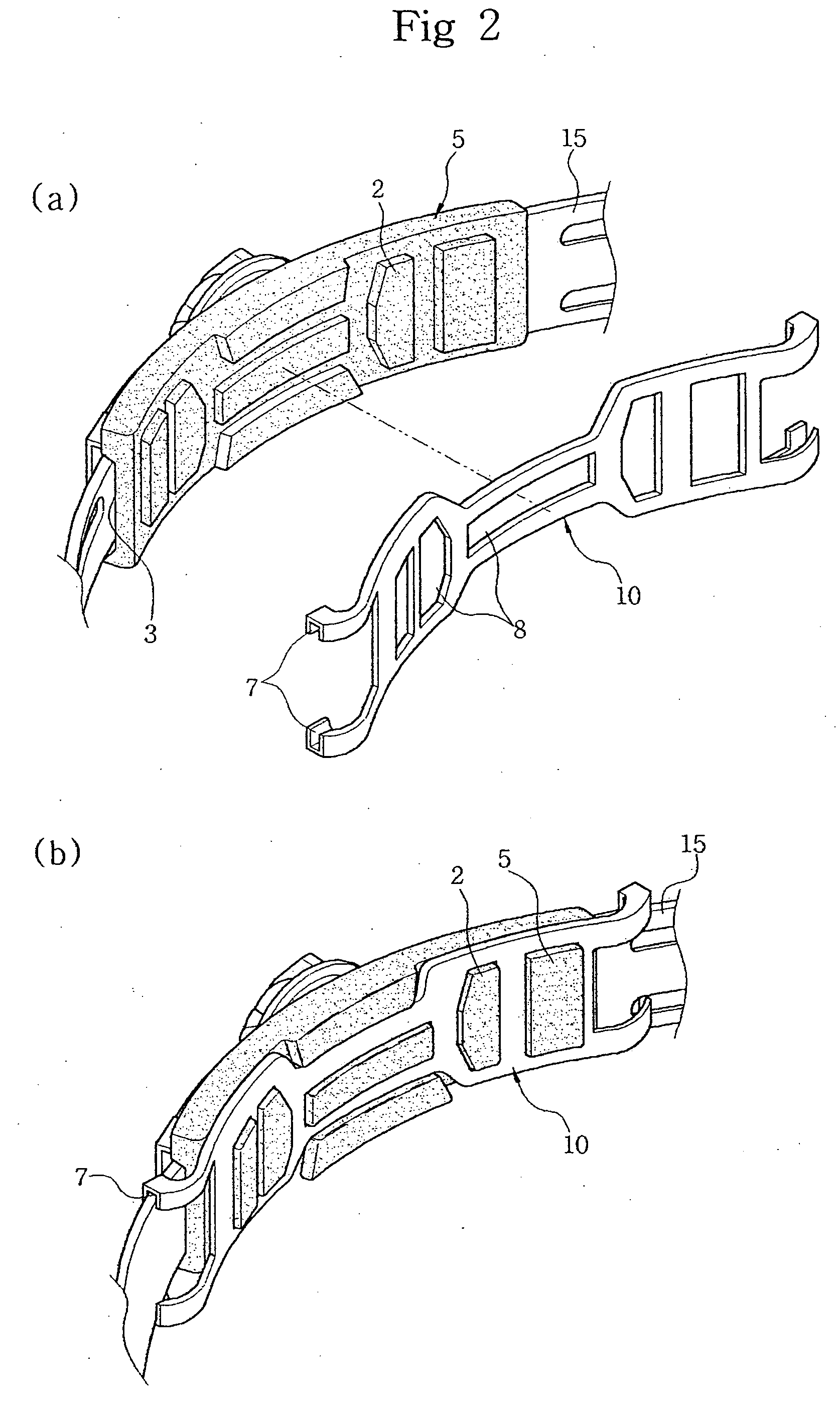 Cushion pad structure for headband