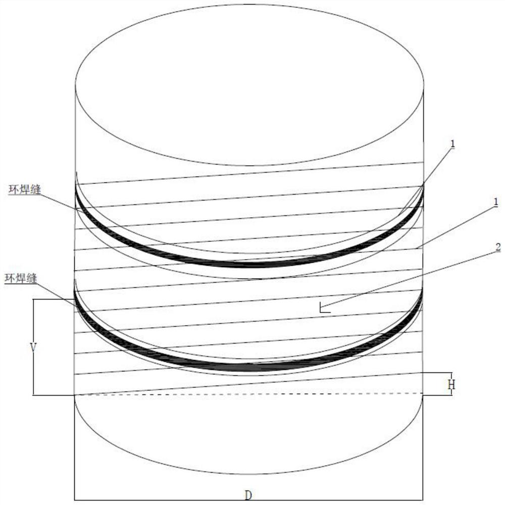 An optical fiber monitoring method for tank body deformation of large crude oil storage tank