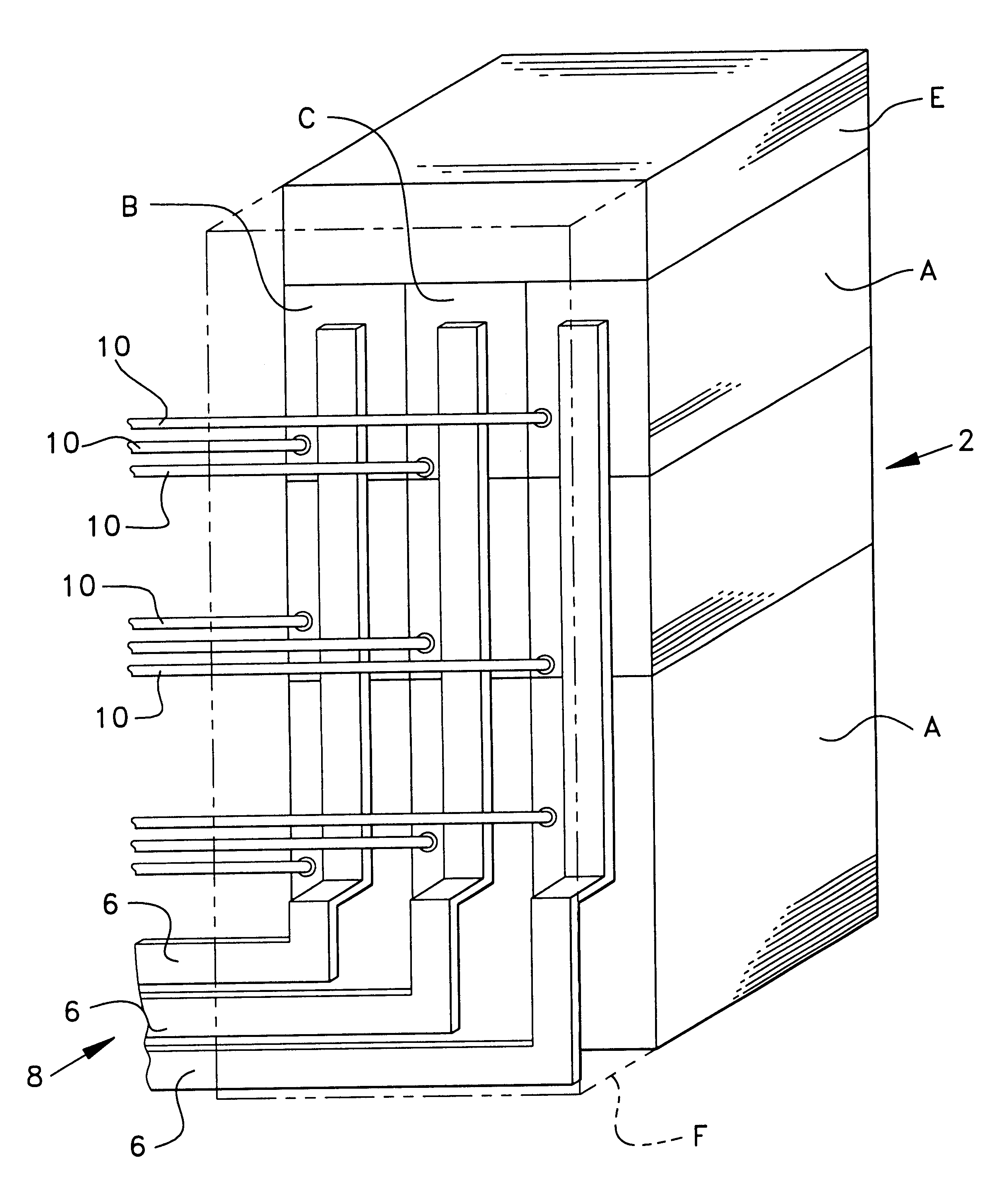 Power distribution system including integrated power node control center