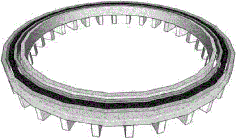 Method for preparing biological composite artificial trachea and application thereof