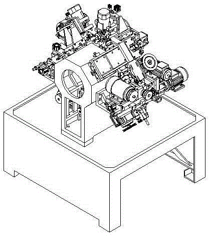 Eight-station automatic processing machine for terminal parts