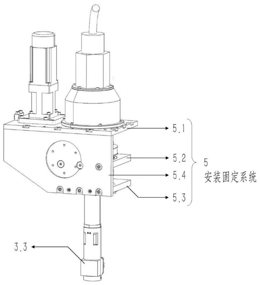 A rotatable inner hole laser cladding device