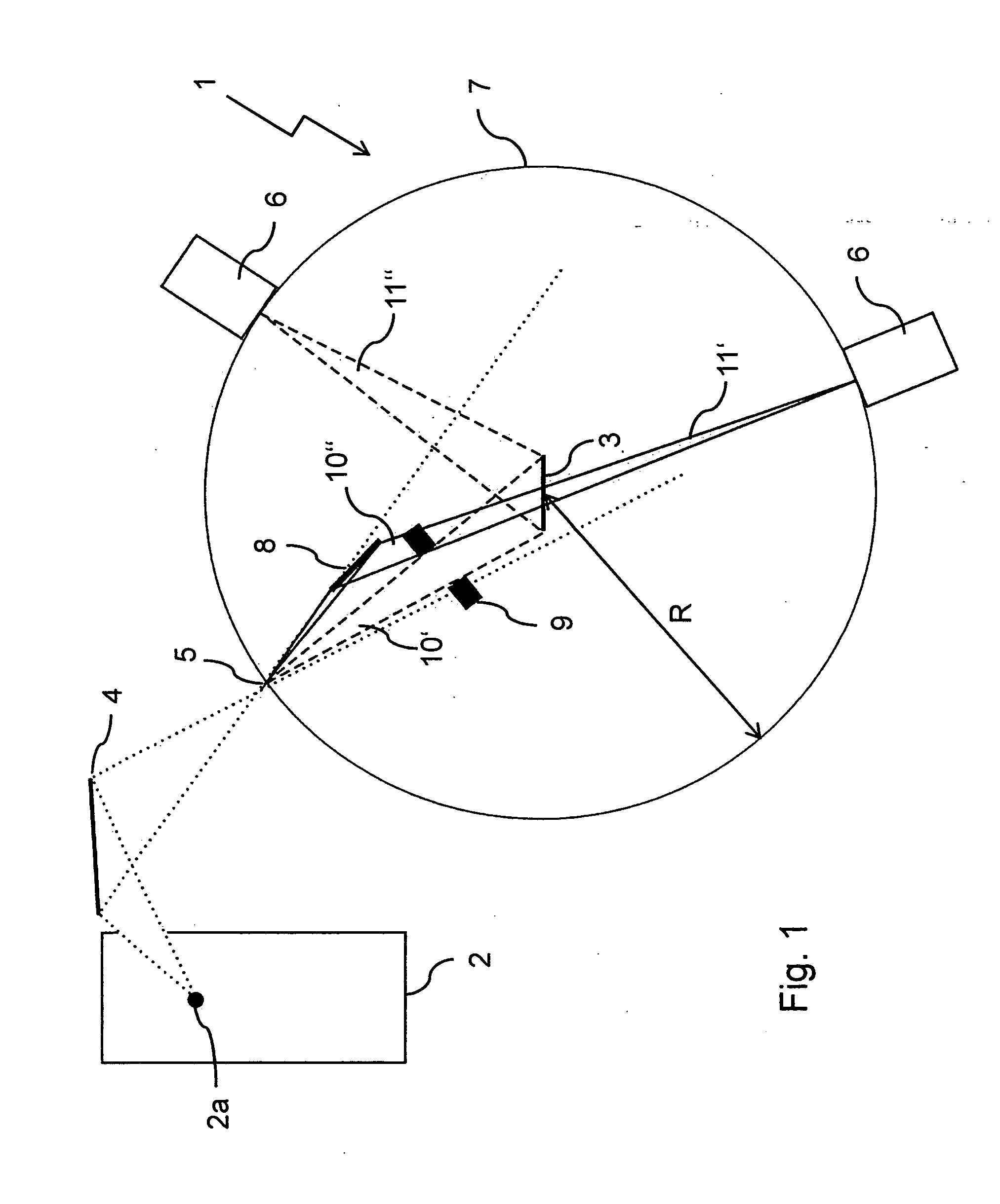 X-ray optical configuration with two focusing elements