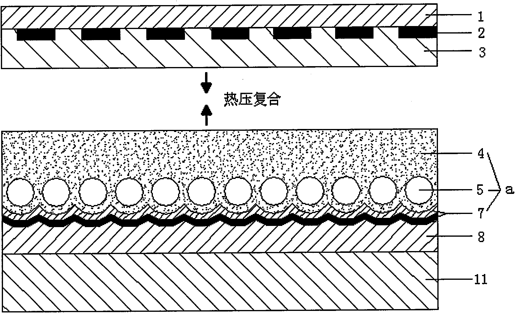 False-proof thin film and its preparing method