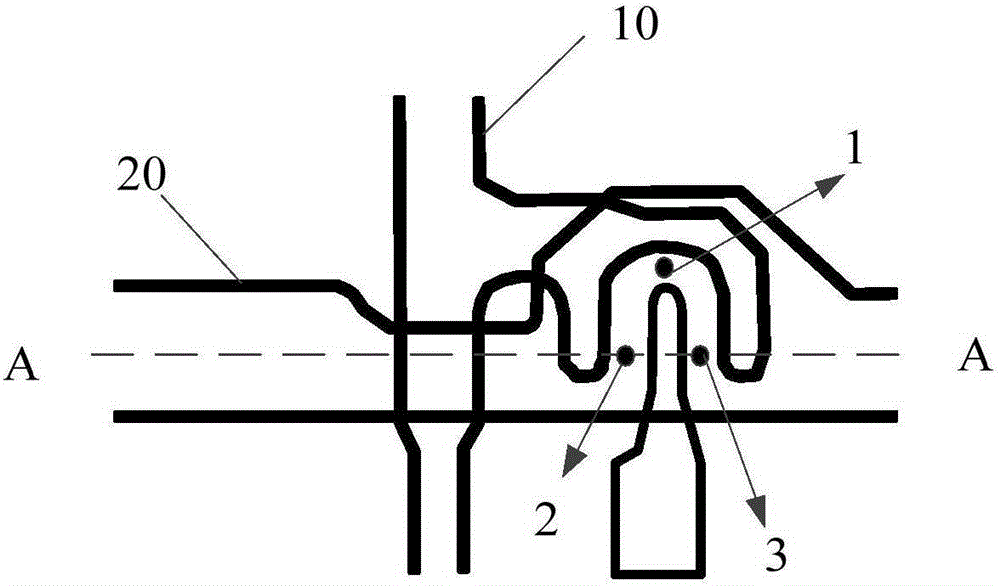 A transistor, a pixel unit, an array substrate and a display device