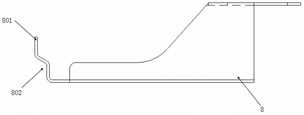 Easy-to-adjust escalator comb teeth protective device