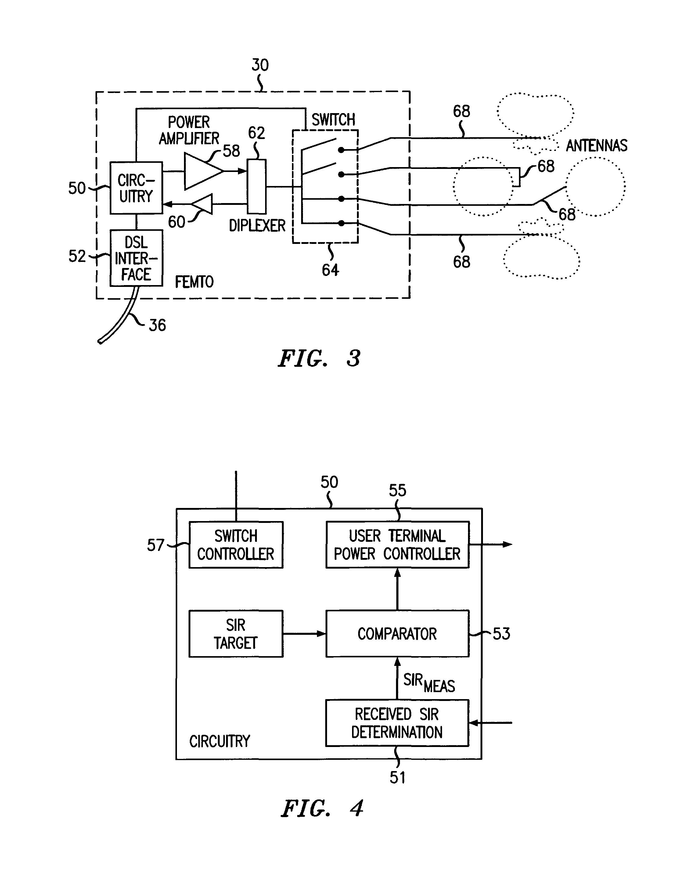 Small cell base station comprising multiple antennas, and a method of controlling reception pattern by selecting a subset of the antennas for use