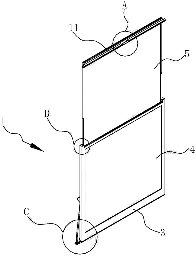 Novel vehicle emergency escape window with high safety performance