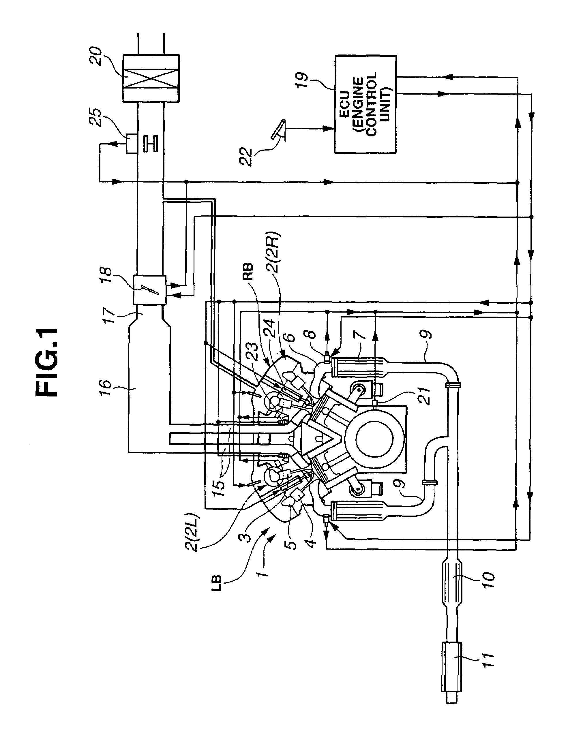 Variable valve control system and method for multi-cylinder internal combustion engine