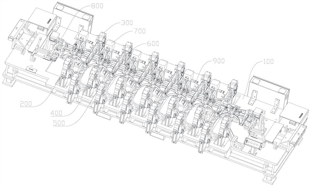 Automatic welding platform and welding positioning method for clamping plate assembly