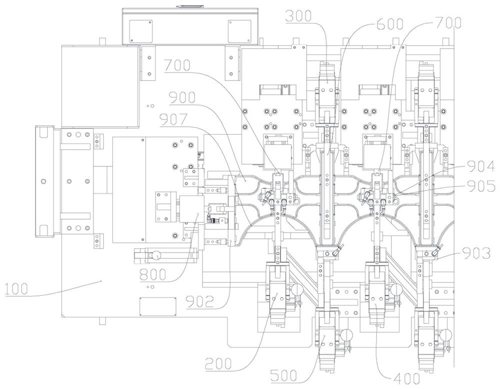 Automatic welding platform and welding positioning method for clamping plate assembly