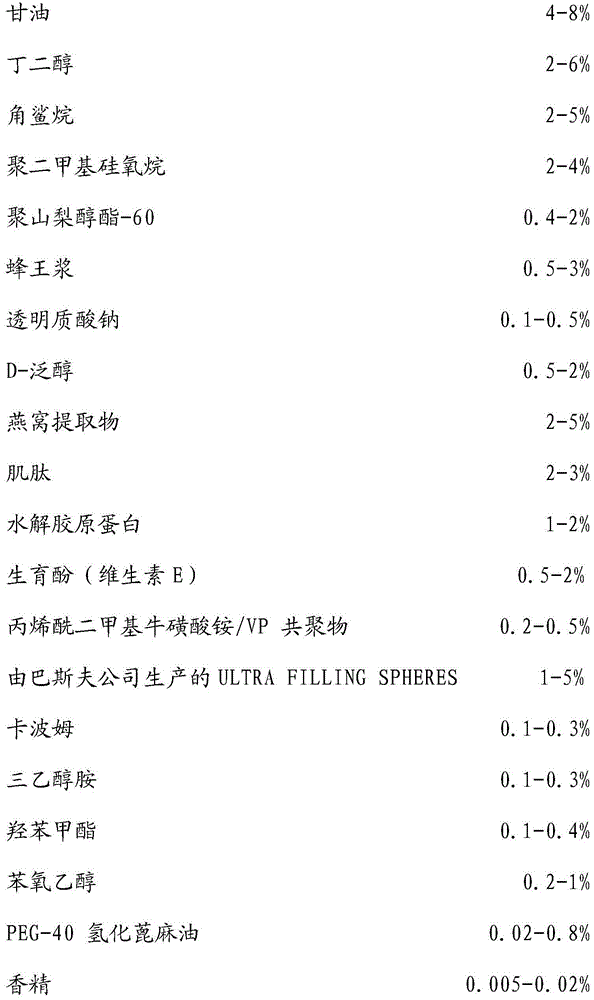 Skin-tightening mask and production method thereof