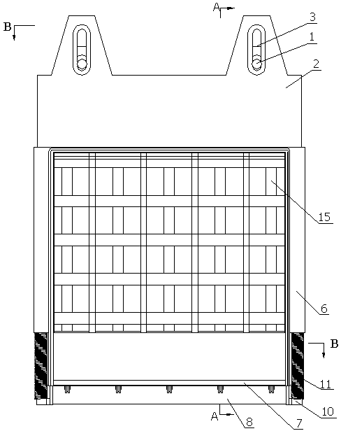 Passive gate bottom-edge device with function of automatic adjustment of water column pressure