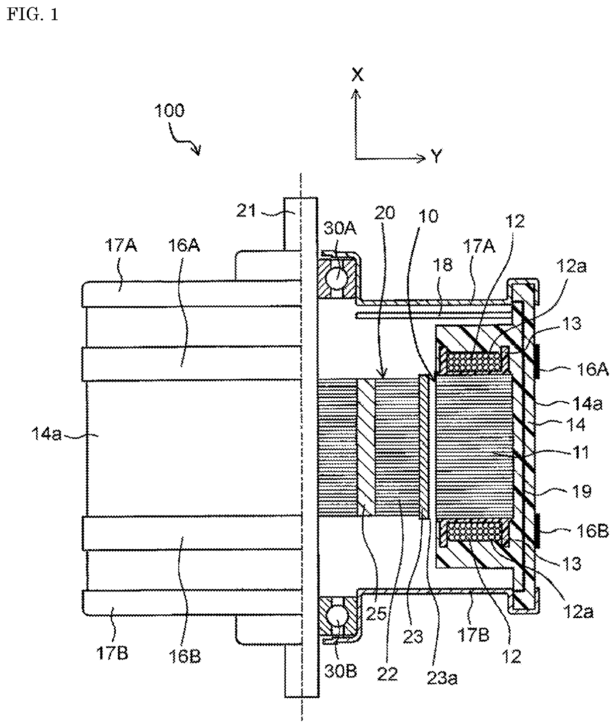 Molded motor