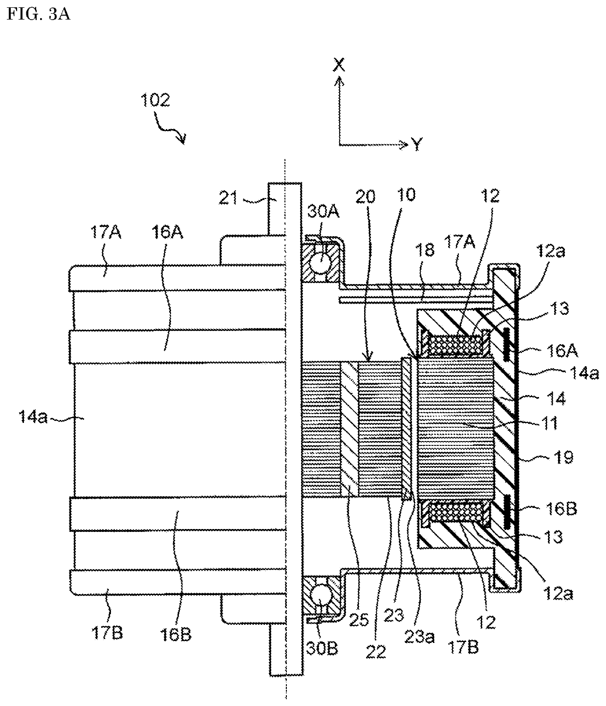 Molded motor