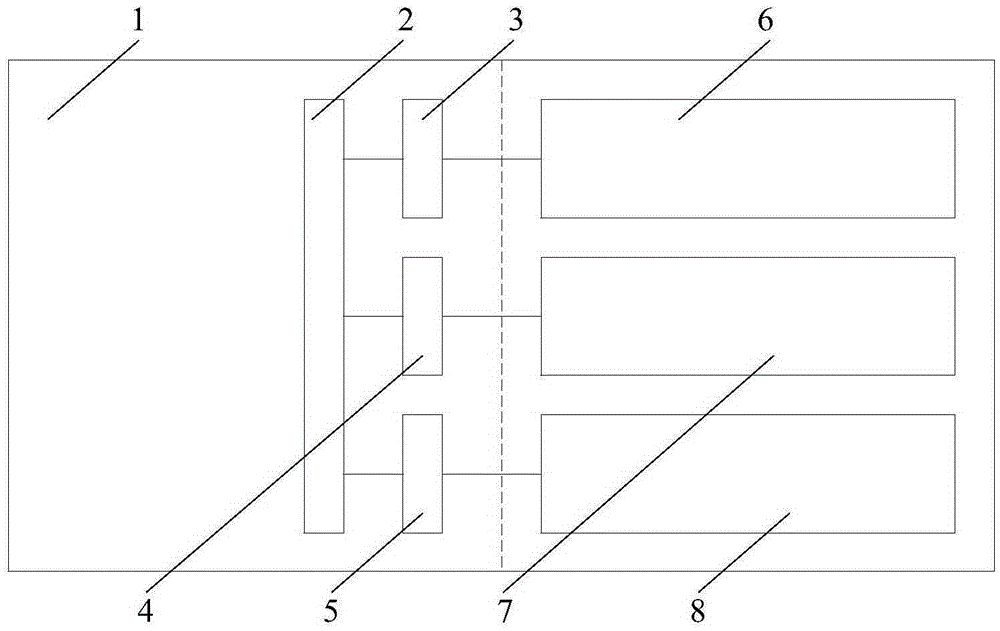 Whole equipment cabinet server and power supply method