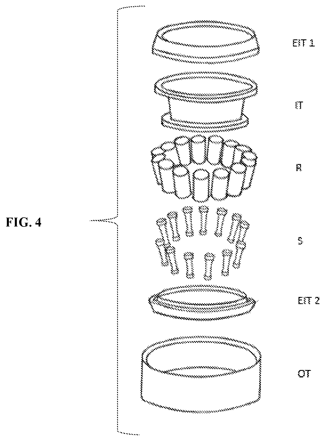 Angular contact and purely axial bearings with anti-friction separators