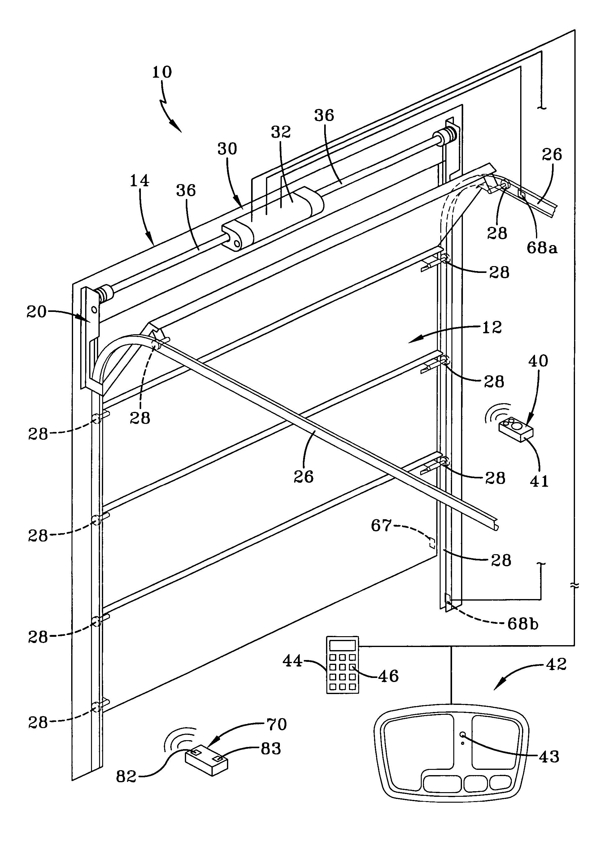 System and methods for automatically moving access barriers initiated by mobile transmitter devices