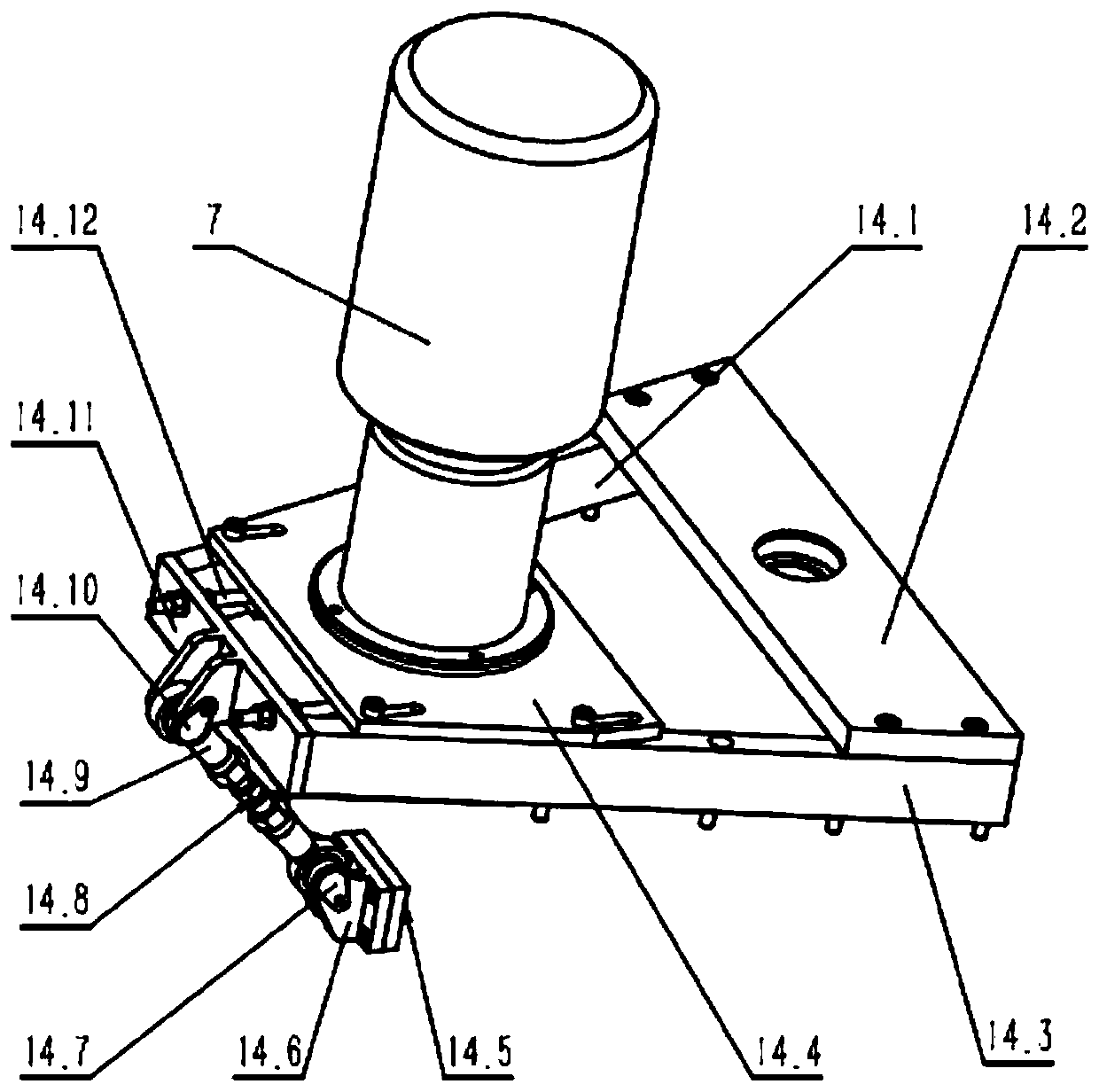 High speed loading device for gantry polishing machine