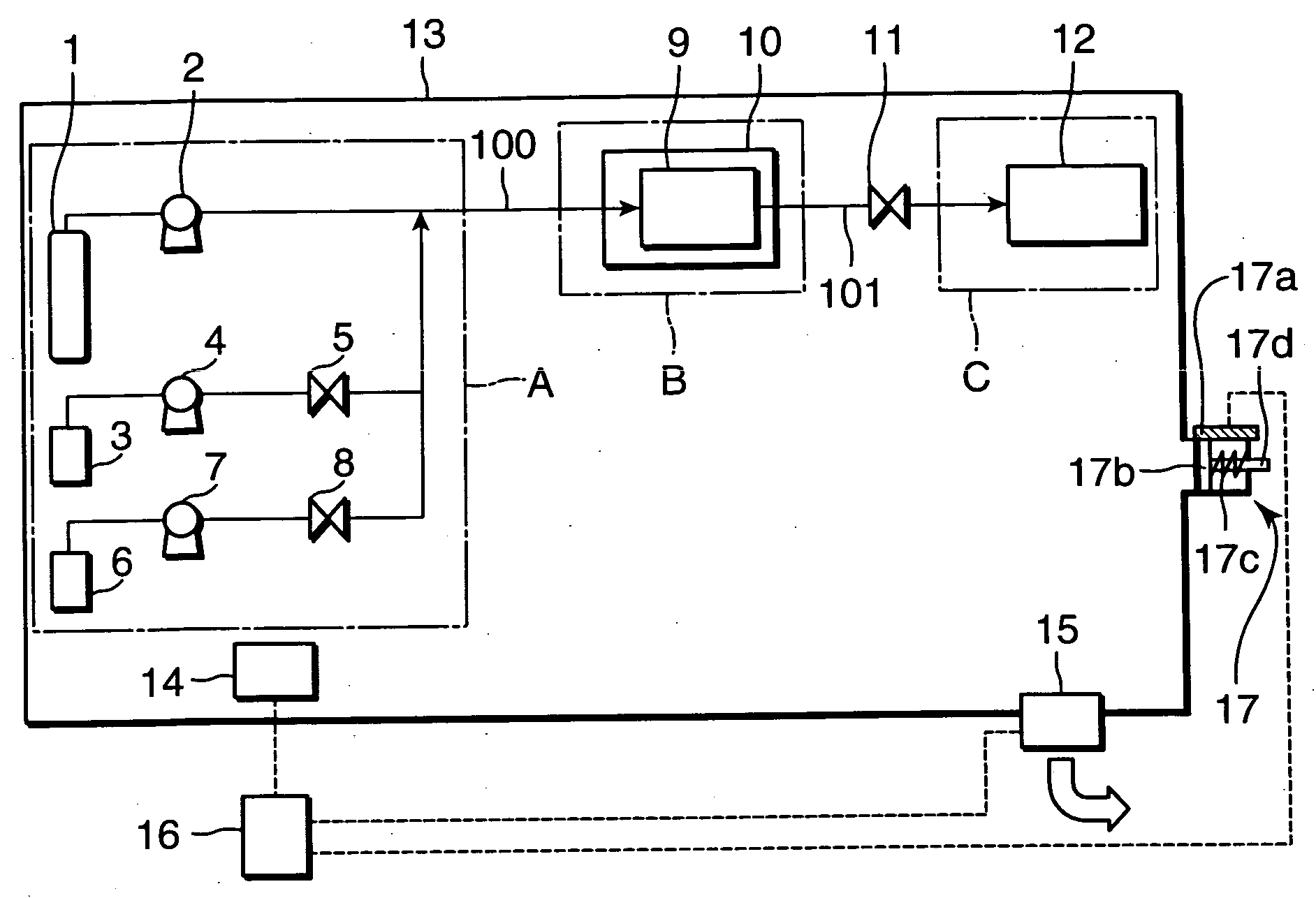 Cleaning apparatus for cleaning objects to be treated with use of cleaning composition