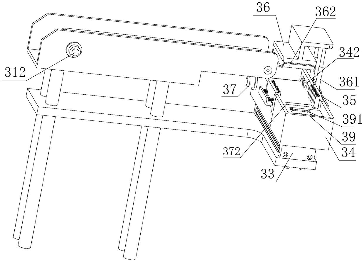 Automatic processing device for patinopecten yessoensis aquaculture