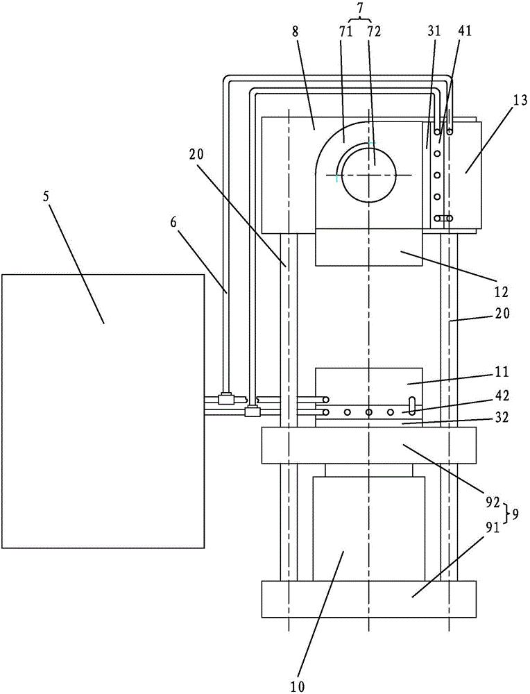 Instant cold and hot forming method and forming equipment for multi-color products