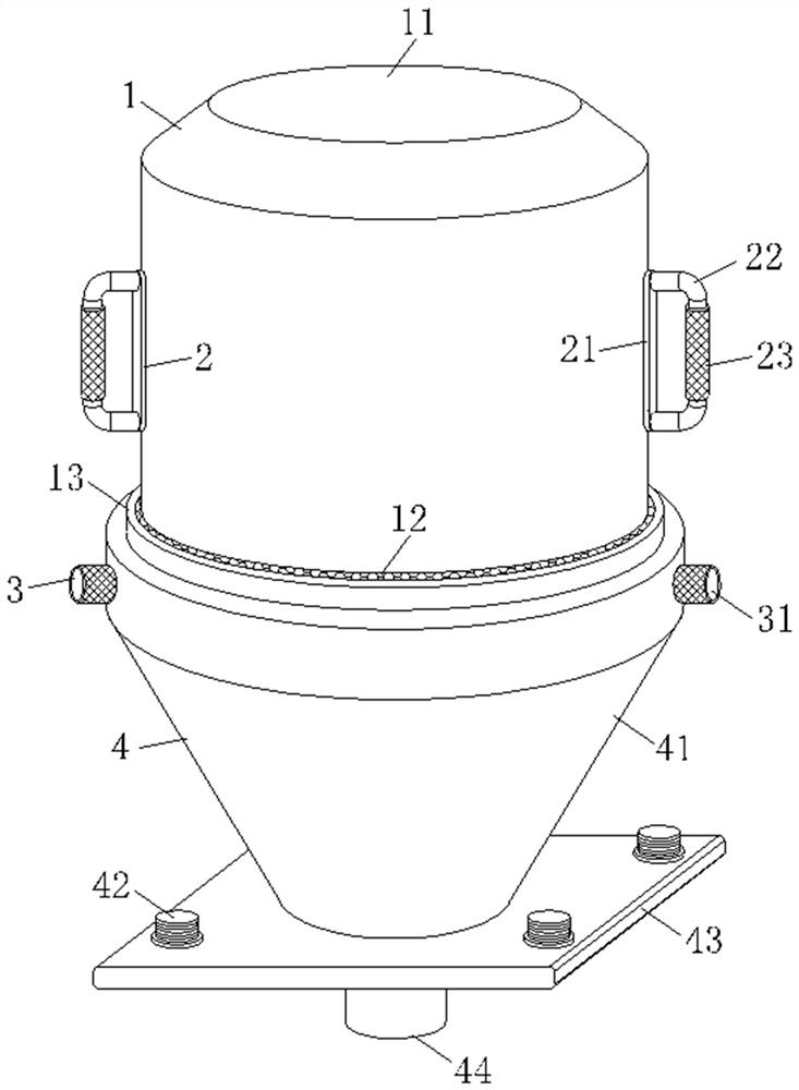 Extraction device with function of separating and screening phenolic harmful substances