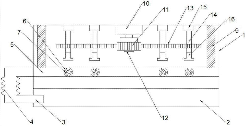 Paint spraying device with clamping pieces