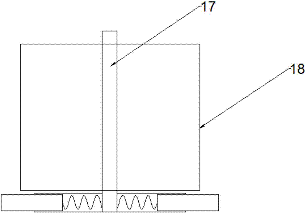 Paint spraying device with clamping pieces