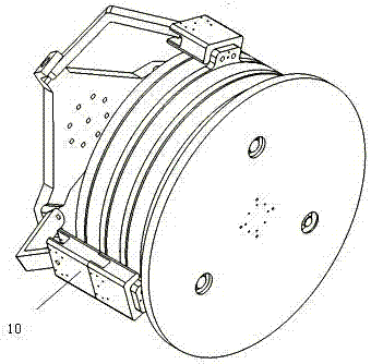 Multi-degree-of-freedom pitch circle inner-meshing circular moving transmission device