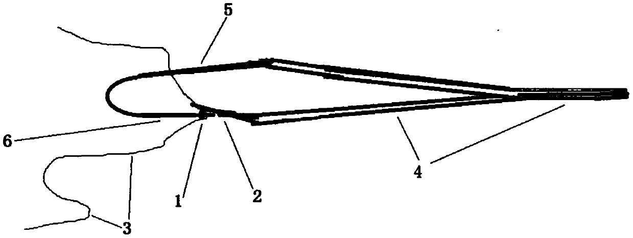 Reverse laparoscope incision stitching instrument