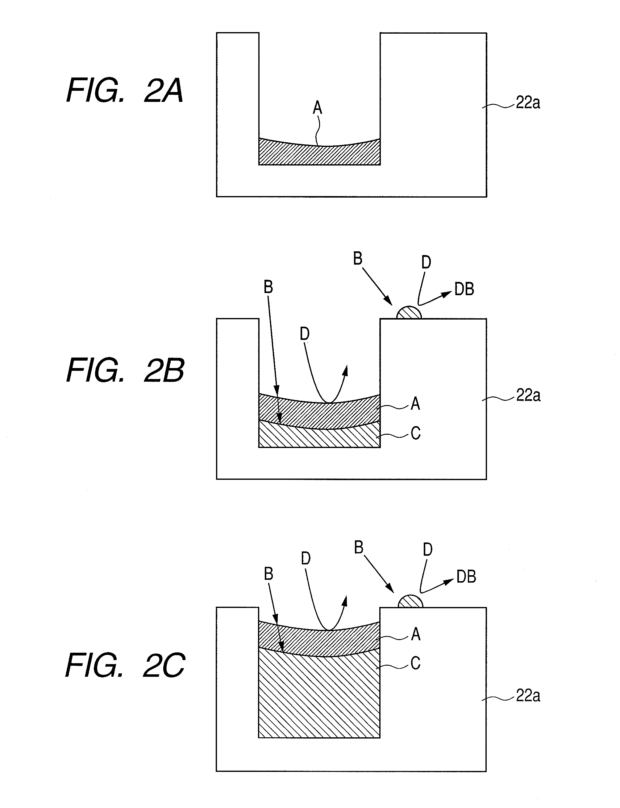 Method of burying metal and apparatus of depositing metal in concave portion