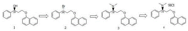 High-purity dapoxetine preparation method suitable for industrialization