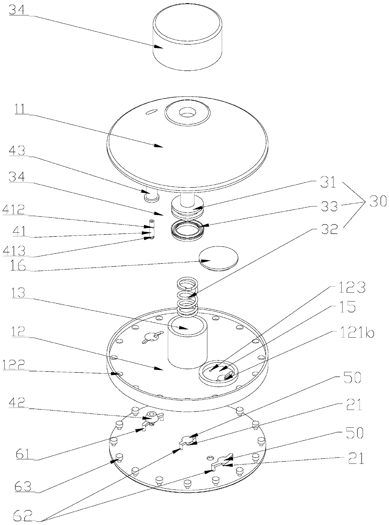 Vacuum absorption device