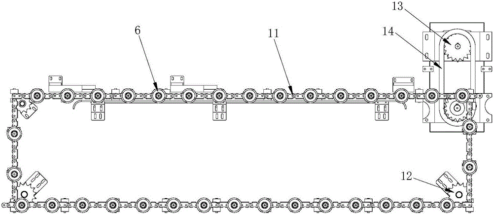 Swinging detector of automobile shock absorption ring