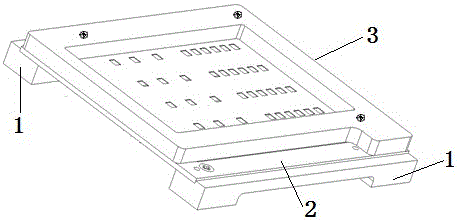 A fixture for welding of SMD devices and heat dissipation metal strips