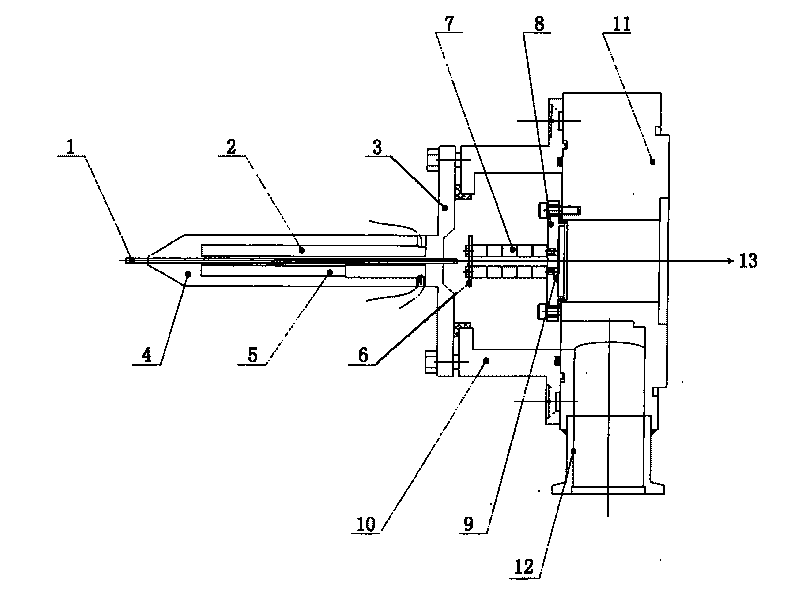 Atmospheric pressure ion source interface and its realizing method and use