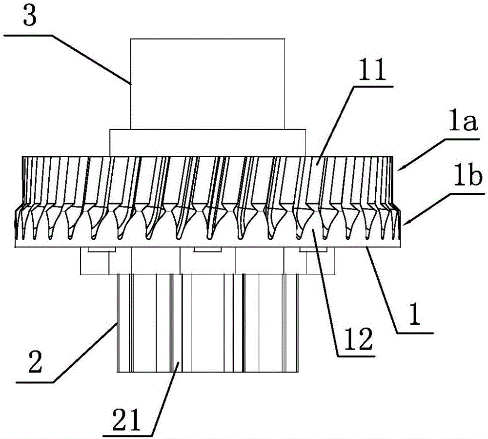 Worm gear structure