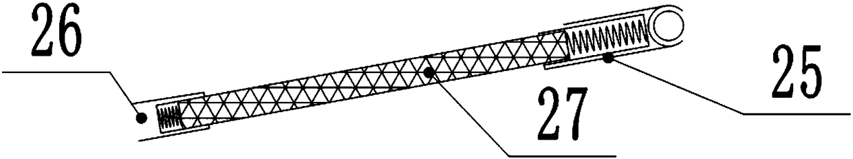 Obliquely horizontal moving type filter device for cleaning fluid for new material cleaning