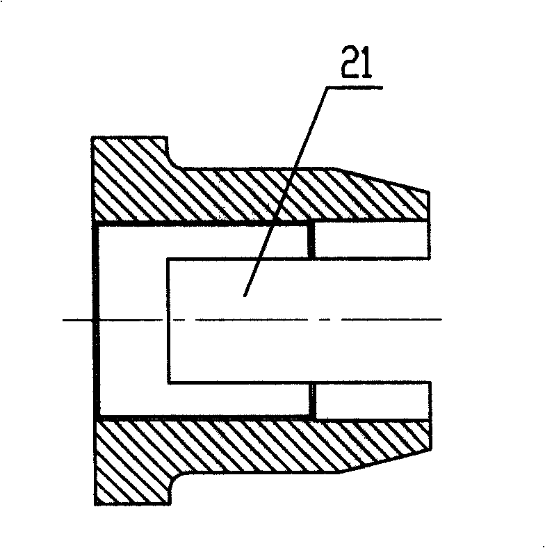 Short bundle cable stretching caging device and method for stretching and anchoring