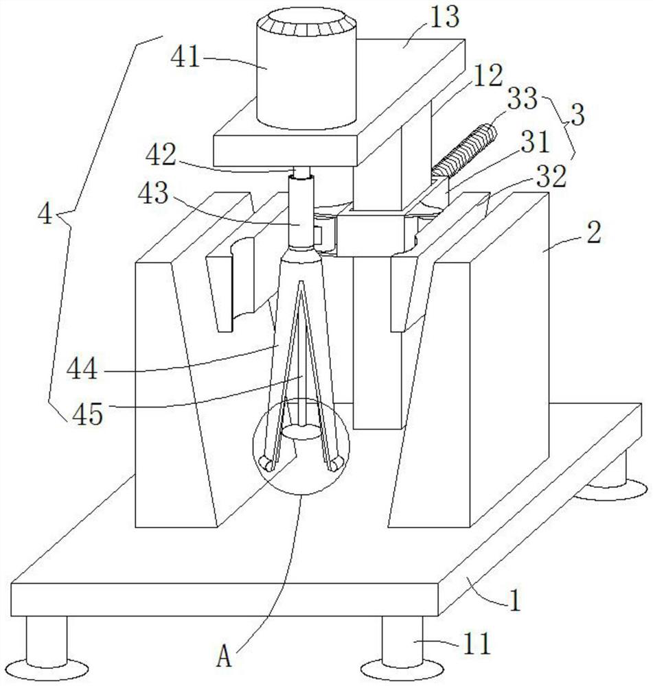 Stable-to-use deep hole cleaning device and cleaning method